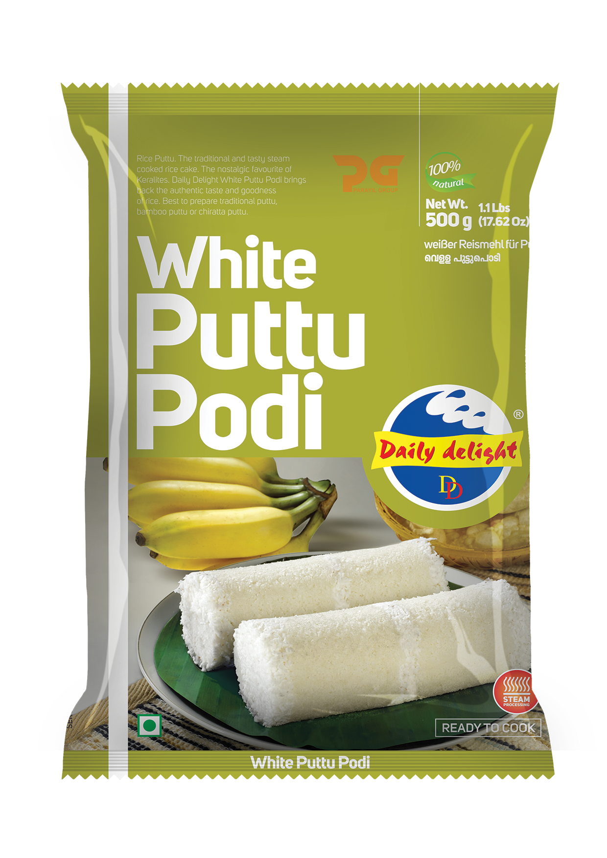 Daily Delight White Puttu Podi 1Kg