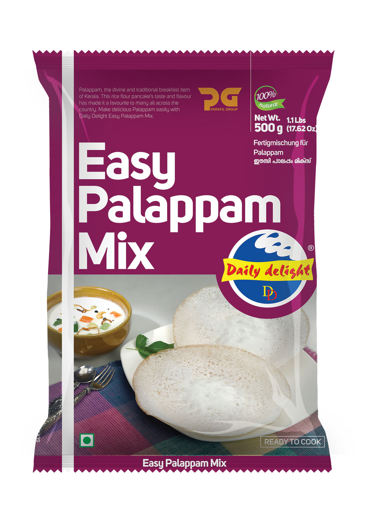 Daily Delight Easy Palappam Mix 1Kg