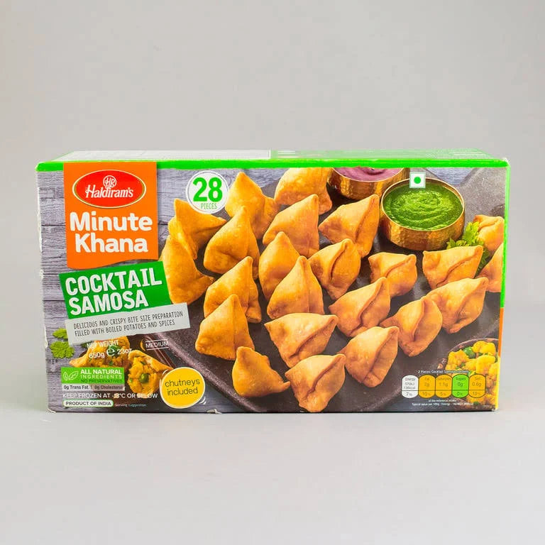 Haldiram Minute Khana Cocktail Samosa 28pcs 650g